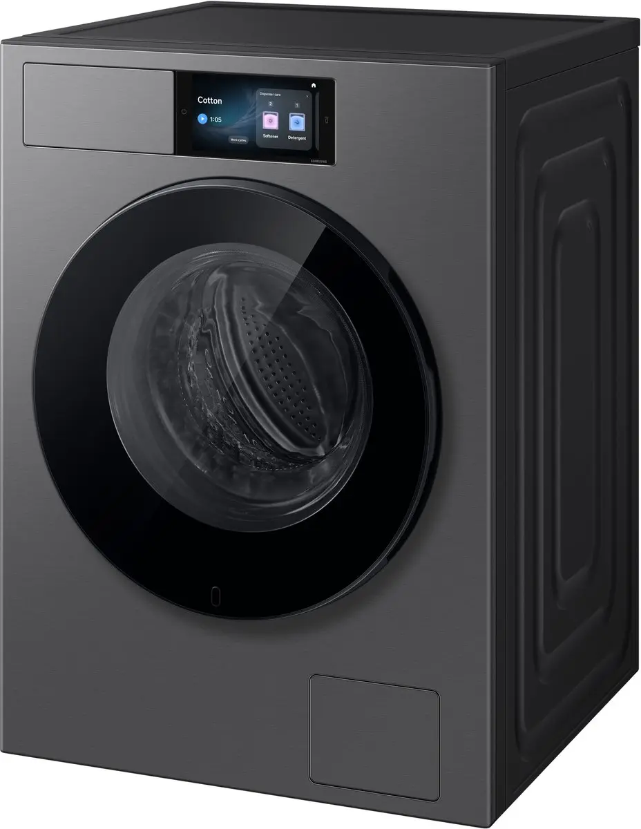Samsung WF90H09C4ST2 Wasmachine - 9kg - 1400 RPM - Staal/Zwart - afbeelding 3 van 4