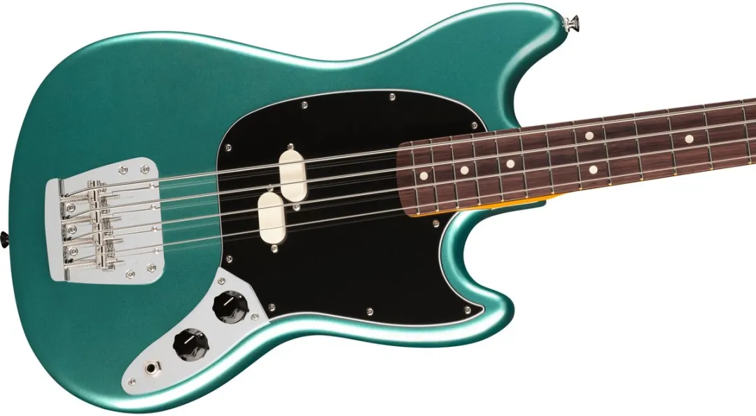 Fender American Professional Classic Mustang Bass RW - Sherwood Green Metallic