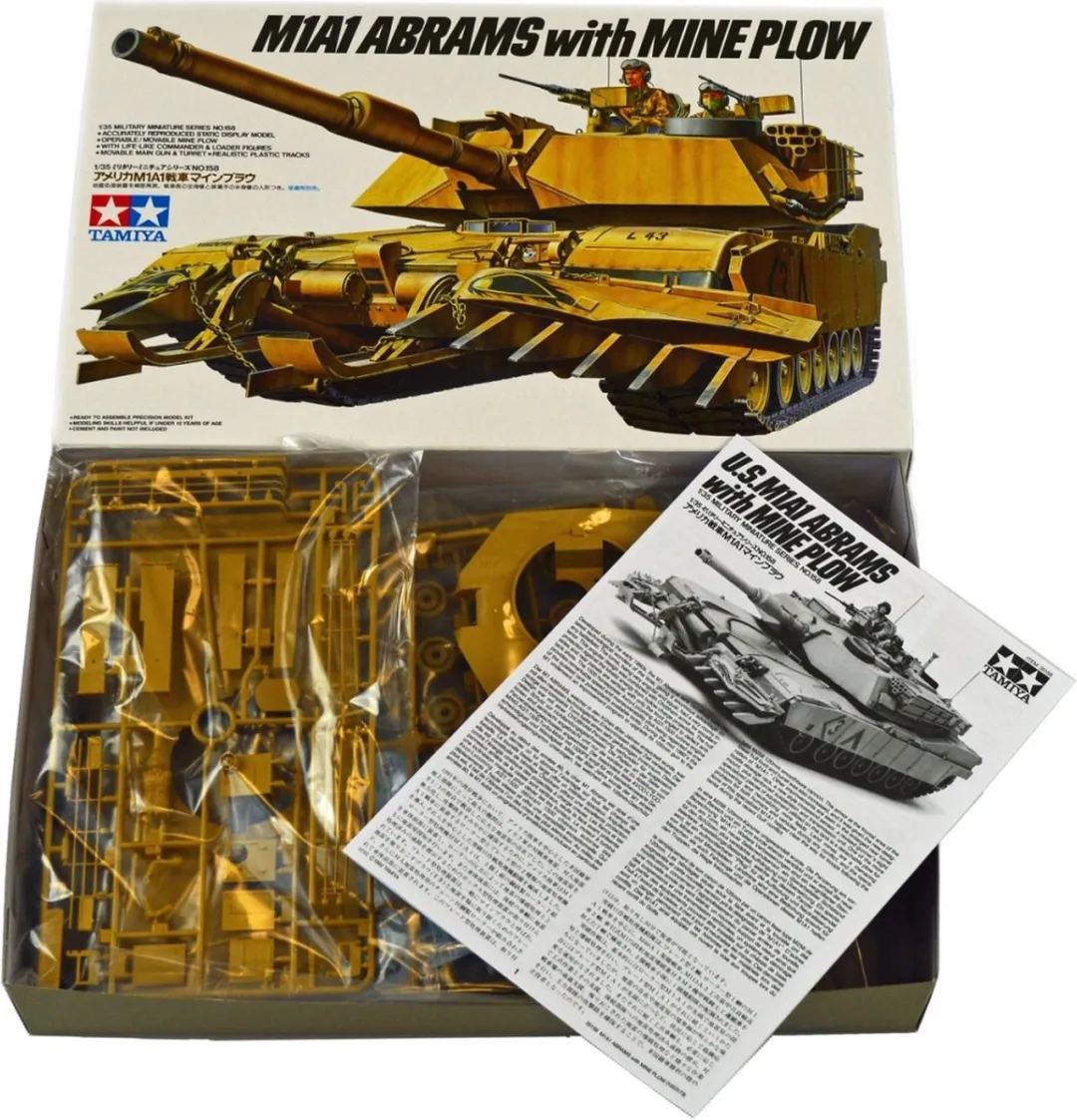 Tamiya US M1A1 Abrams 35158 Modelbouwpakket - 1:35 - Multi