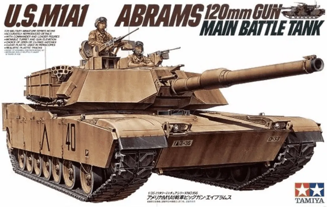 Tamiya US M1A1 Abrams 35158 Modelbouwpakket