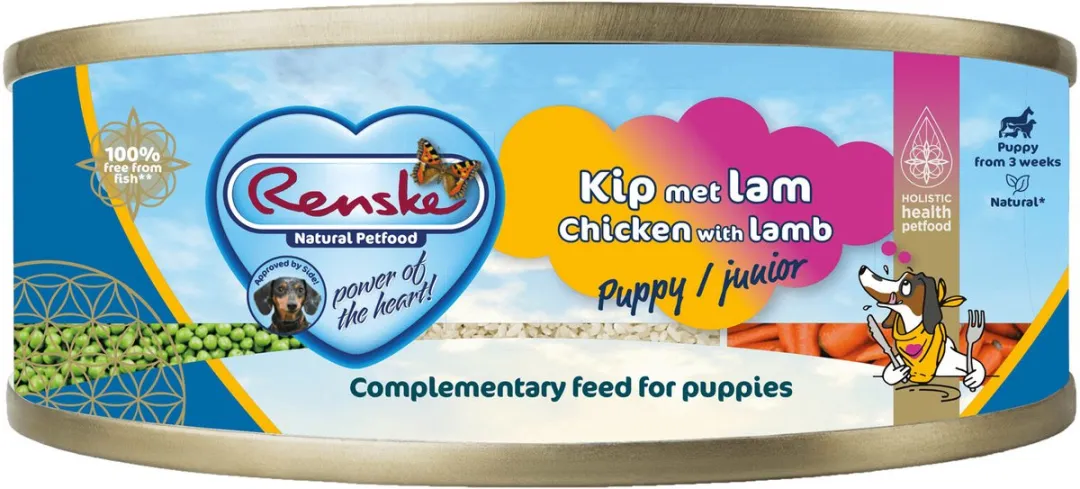 Renske Blik Puppy Vers Gestoomd 95g - 24 Stuks