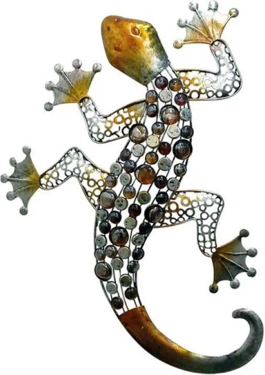 Wandhanger metalen Gekko