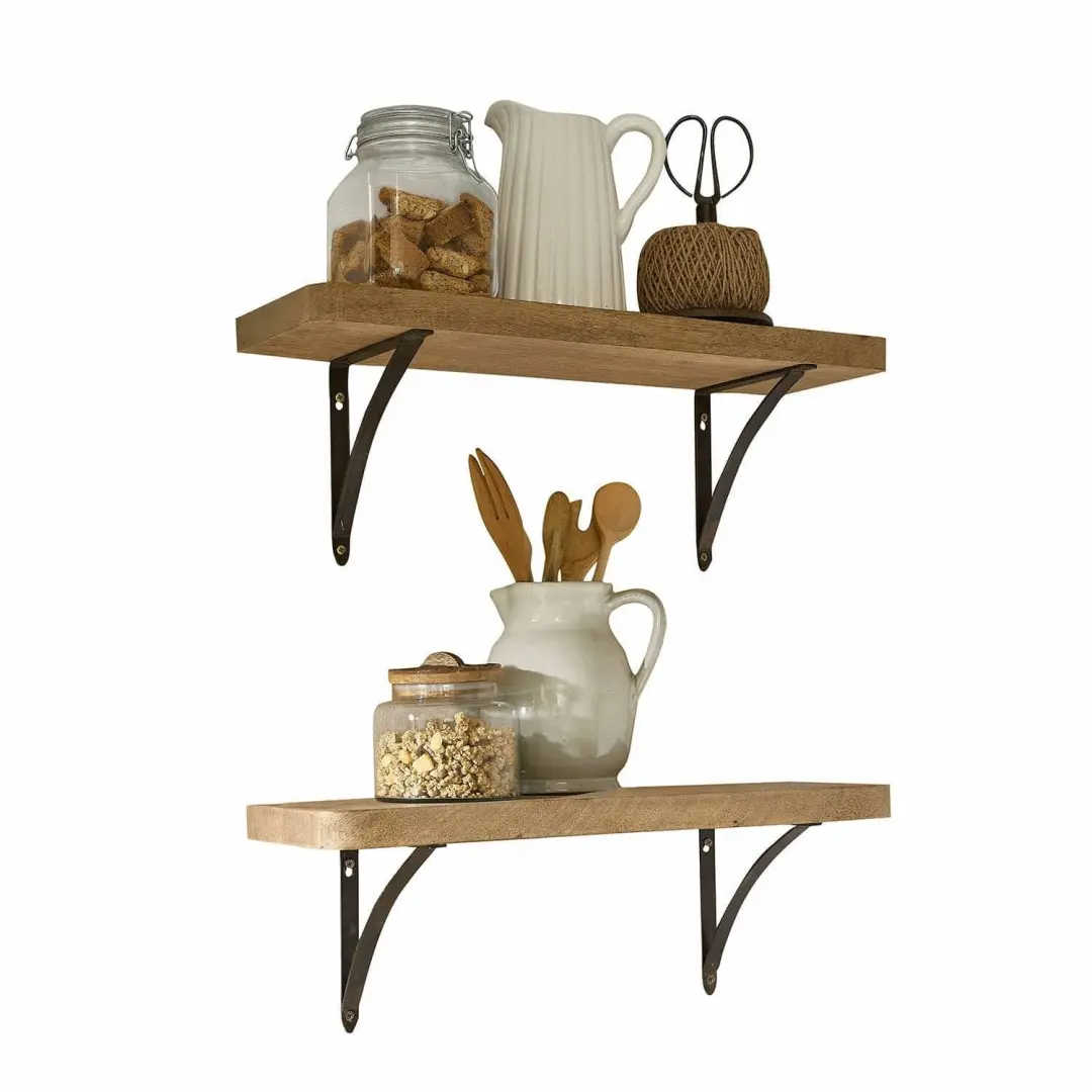 Loberon Thalindria wandplank set van 2