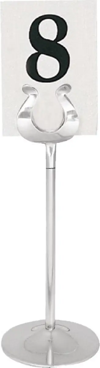 Olympia RVS Tafelnummer Standaard 100mm P342