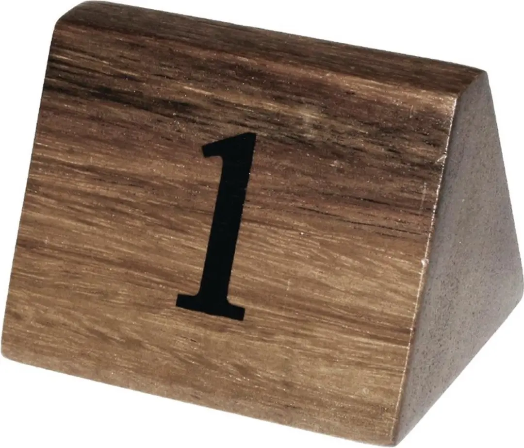 Olympia Houten Tafelnummers 1-10 CL392