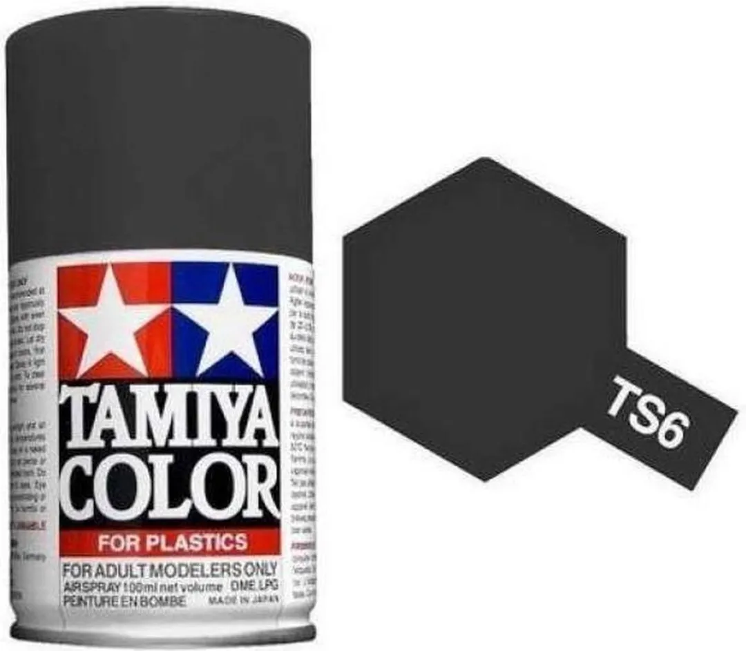 Tamiya TS-6 Acryl Spray 100ml - Zwart