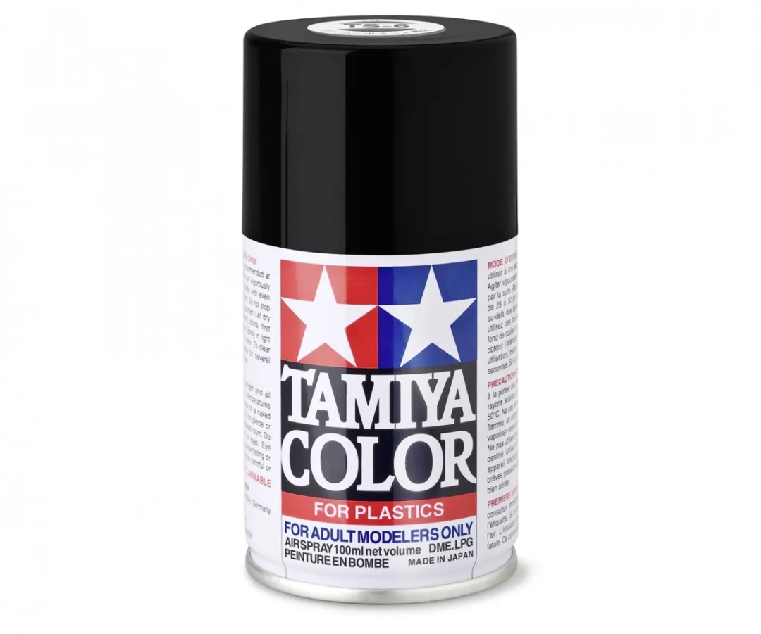 Tamiya TS-6 Acryl Spray 100ml - Zwart