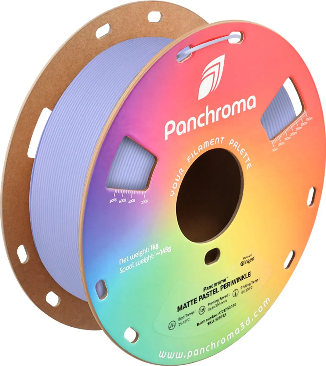 Polymaker PolyTerra PLA Matte 1.75mm Pastel Perzriwinkle 1kg