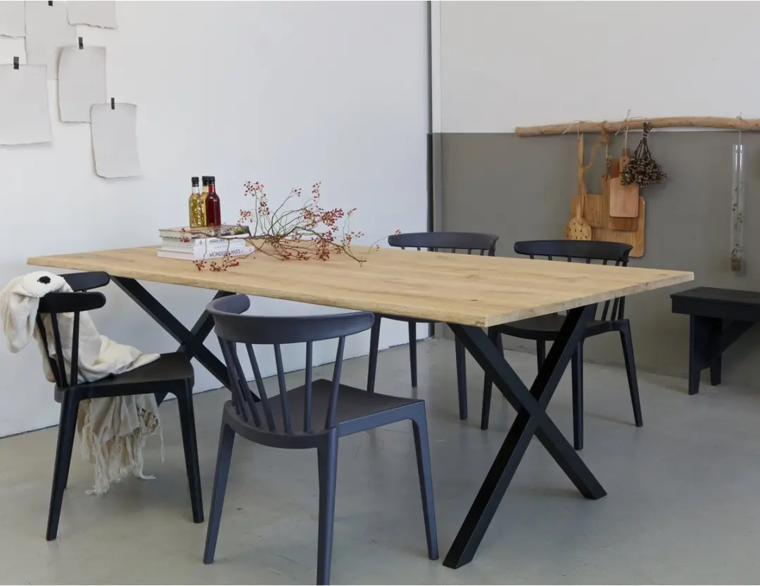 WOOOD Bliss Stoel - Kunststof - Zwart - afbeelding 4 van 6