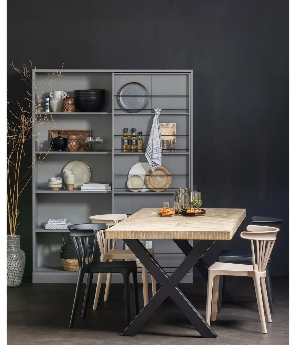 WOOOD Bliss Stoel - Kunststof - Zwart - afbeelding 5 van 6