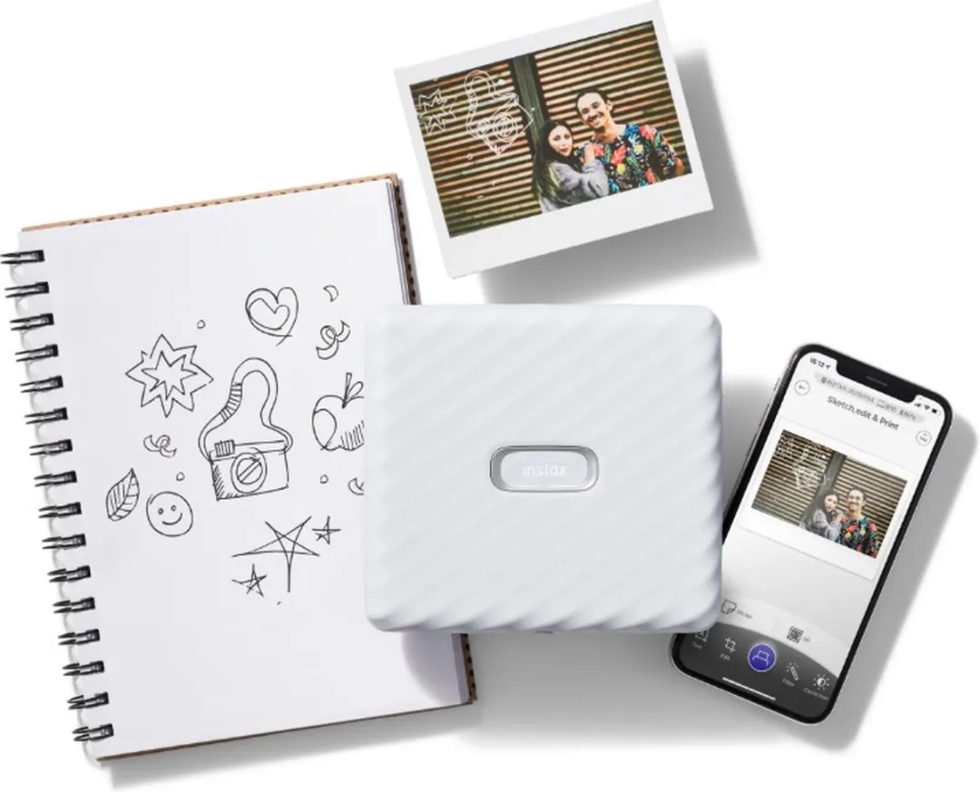 Fujifilm Instax Link Wide Pocket Printer - Wit - afbeelding 6 van 6
