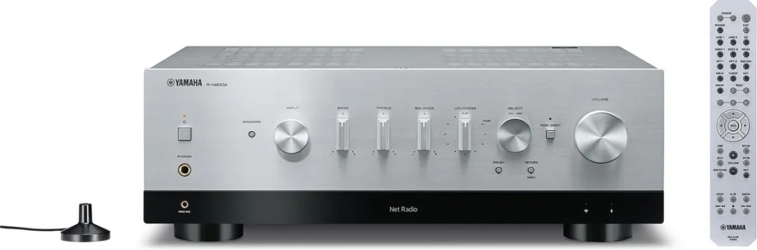 Yamaha R-N800A Stereo Versterker - 140W - 2 Zones - Zilver