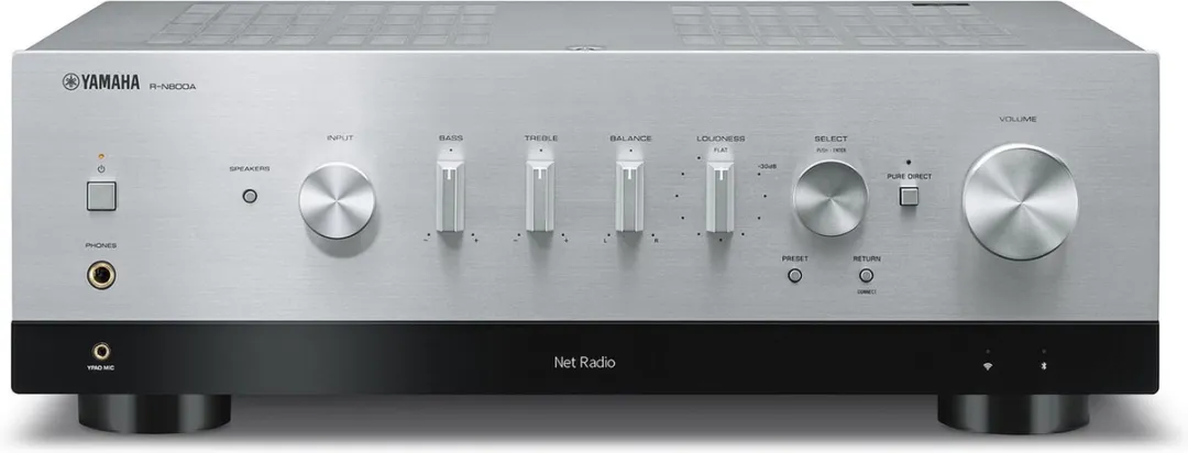 Yamaha R-N800A Stereo Versterker - 140W - 2 Zones - Zilver