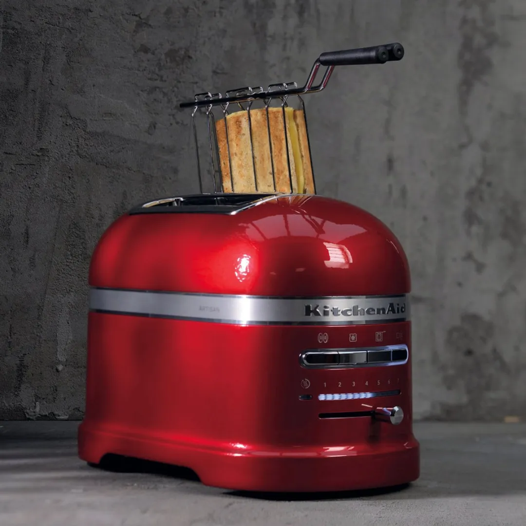 KitchenAid Artisan Broodrooster 2 Sleuven - 1250W - Rood