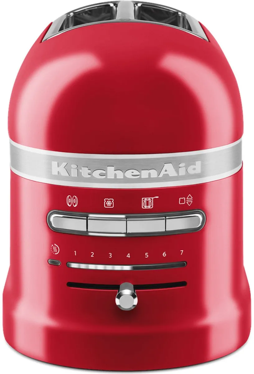KitchenAid Artisan Broodrooster 2 Sleuven - 1250W - Rood