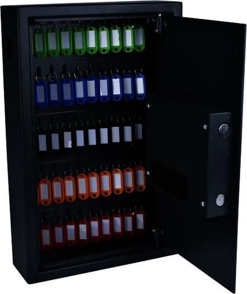 Pavo Sleutelkast High Security - 50 Haken - 550x400x100mm - afbeelding 3 van 6