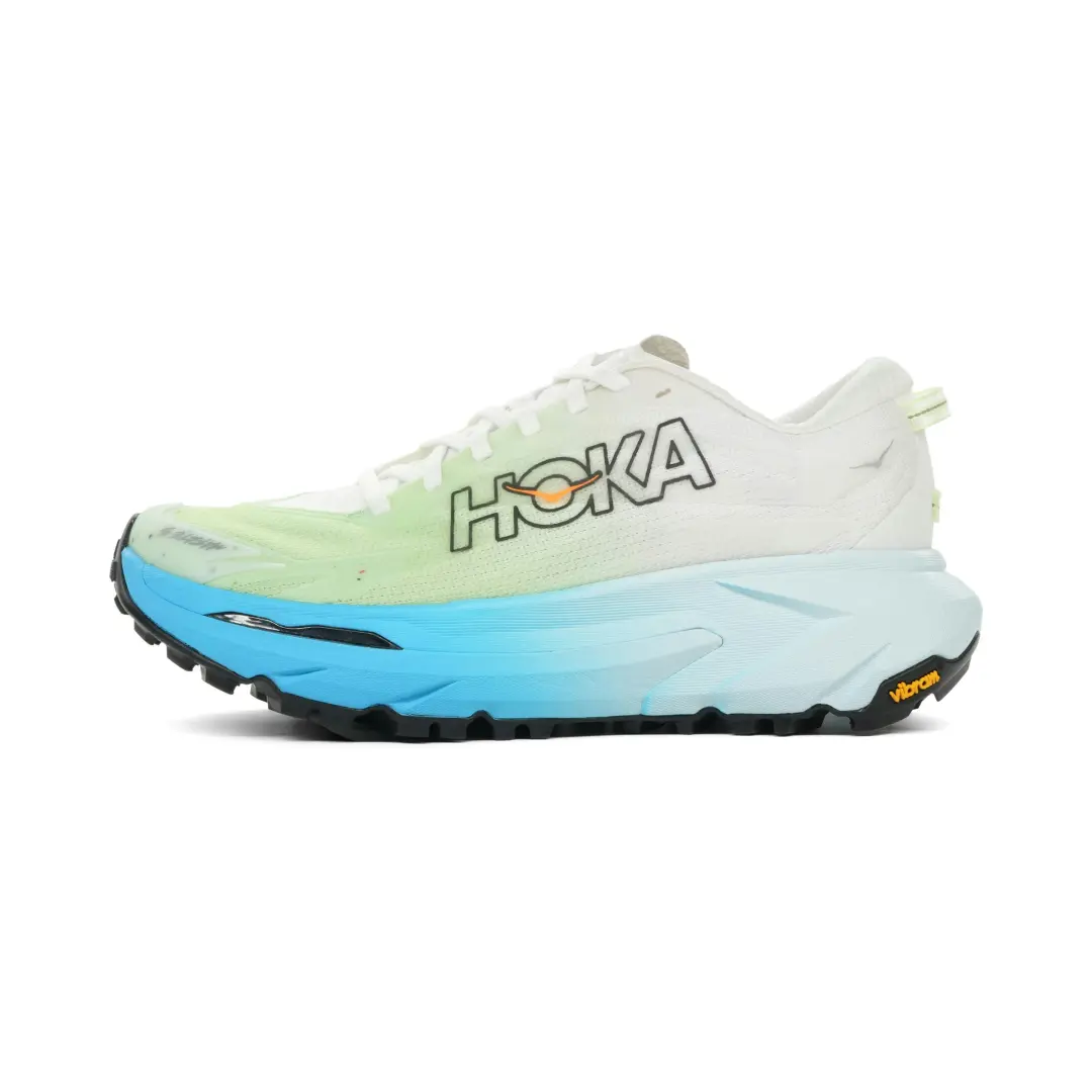 Hoka Mafate 5 Dames Schoenen - Wit/Groen - EU 36 2/3 - afbeelding 2 van 3