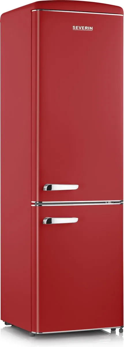Severin RKG 8917 Retro Koel-Vriescombinatie 244L - Rood