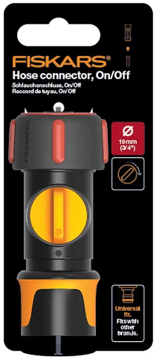Fiskars Tuinslangkoppeling 1027087 - On/Off 3/4 inch - afbeelding 3 van 5