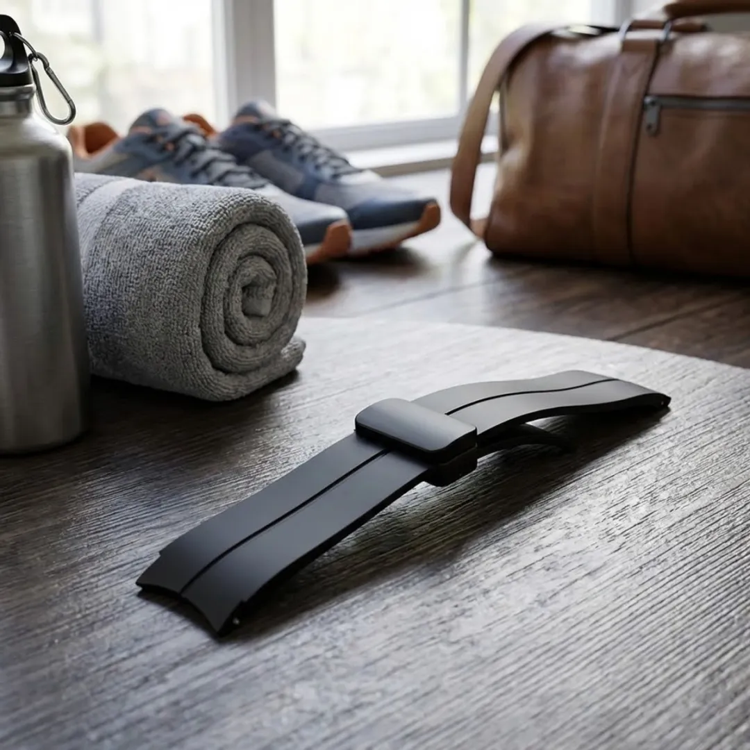 NUVEX Zwart Siliconen Horlogebandje 20mm - Samsung Galaxy Watch