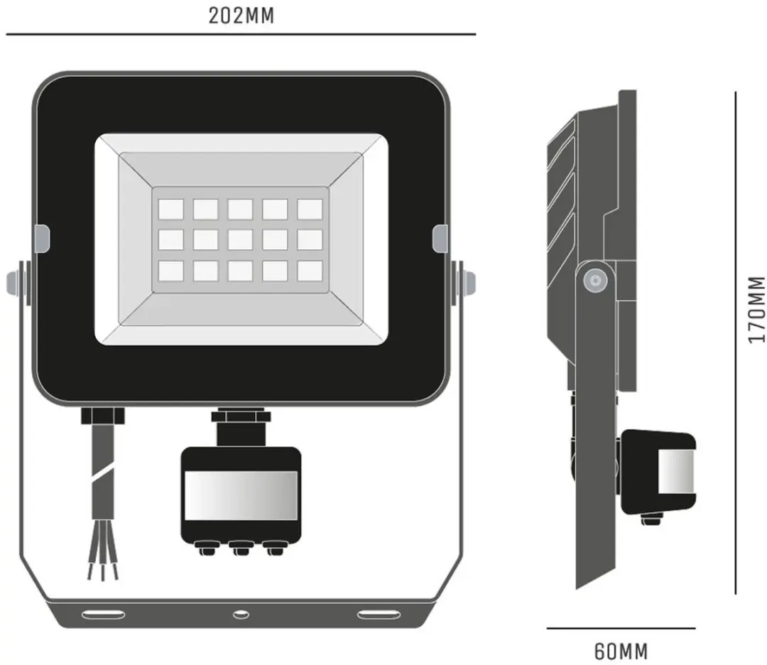 Ledvance LED Floodlight Compact 50W - 5000lm - Zwart - afbeelding 2 van 6