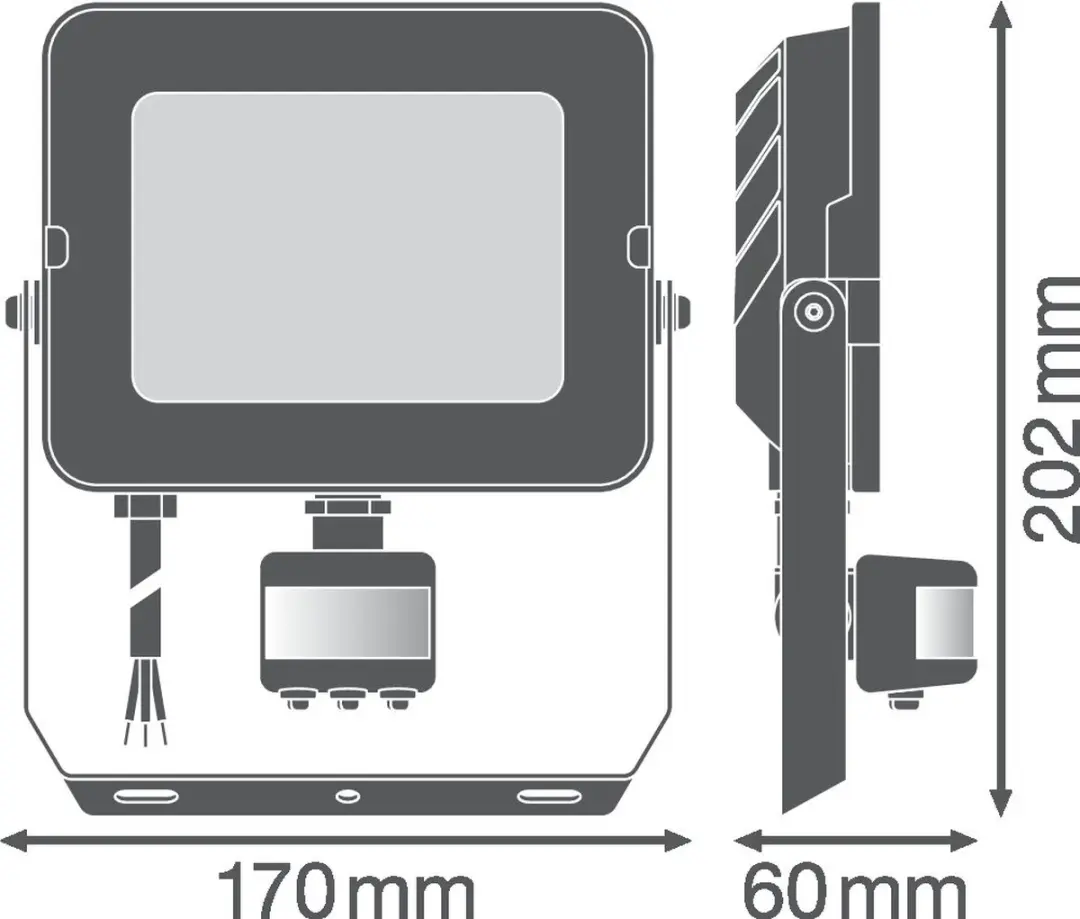Ledvance LED Floodlight Compact 50W - 5000lm - Zwart - afbeelding 5 van 6