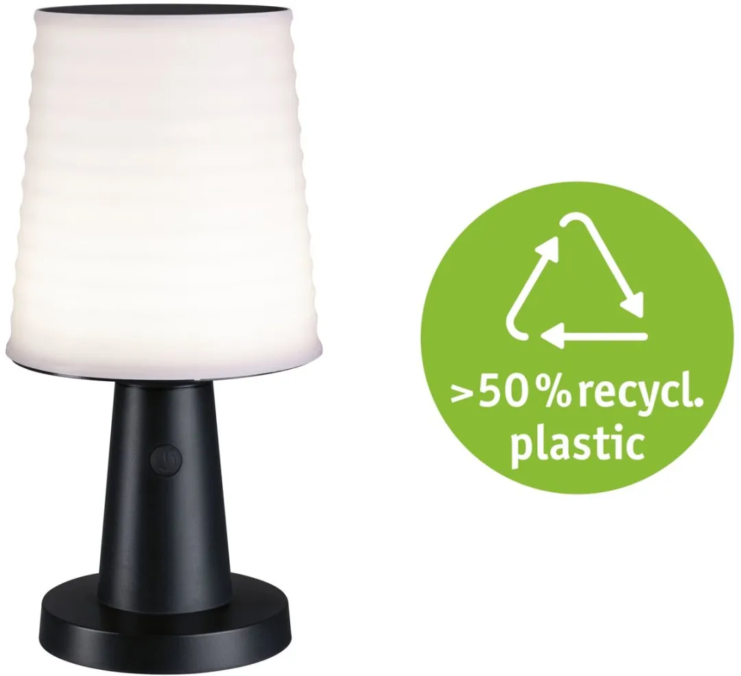 Paulmann Solar LED-tafellamp Ilanga 125lm - Antraciet