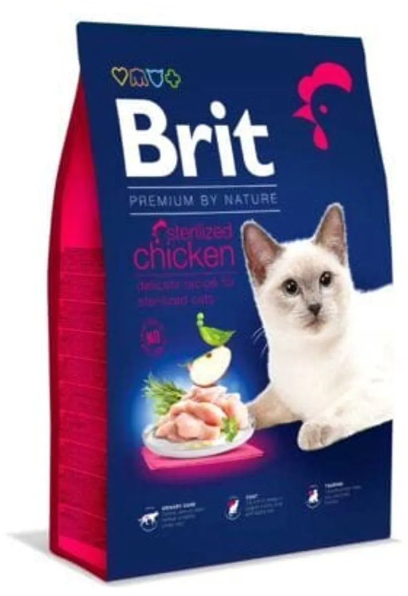 Brit Premium by Nature Kat Voer Gesteriliseerd Kip