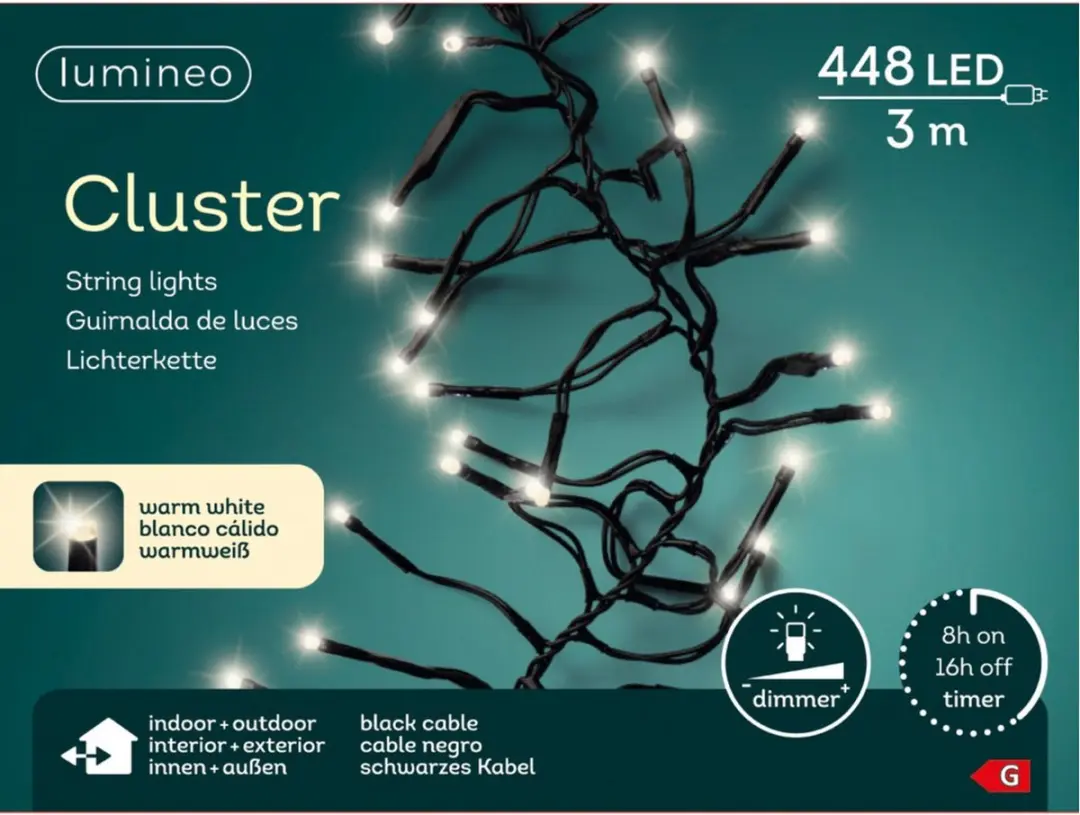 Kaemingk Cluster kerstverlichting (448 LED's)