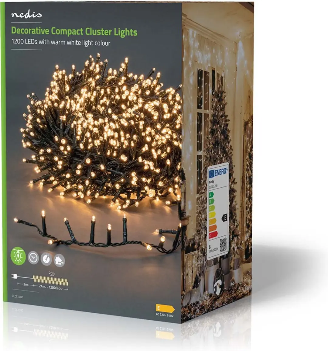 Nedis Compacte Cluster Kerstverlichting