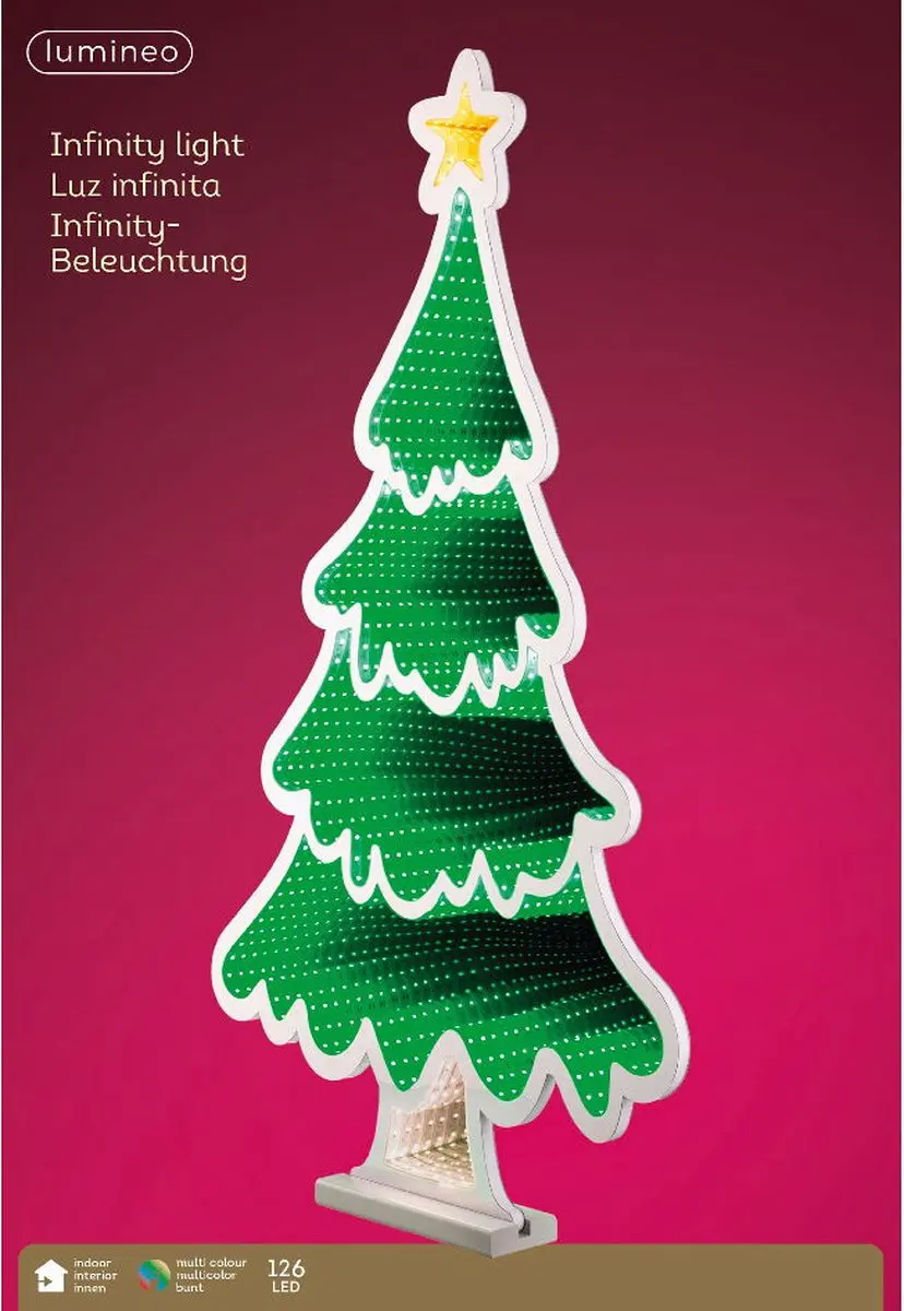 Decoris LED Infinity Kerstboom 40cm - afbeelding 3 van 5
