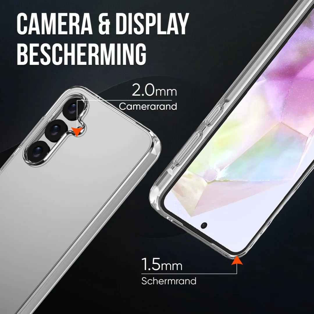 NUVEX Hoesje Samsung Galaxy A35 5G - Transparant