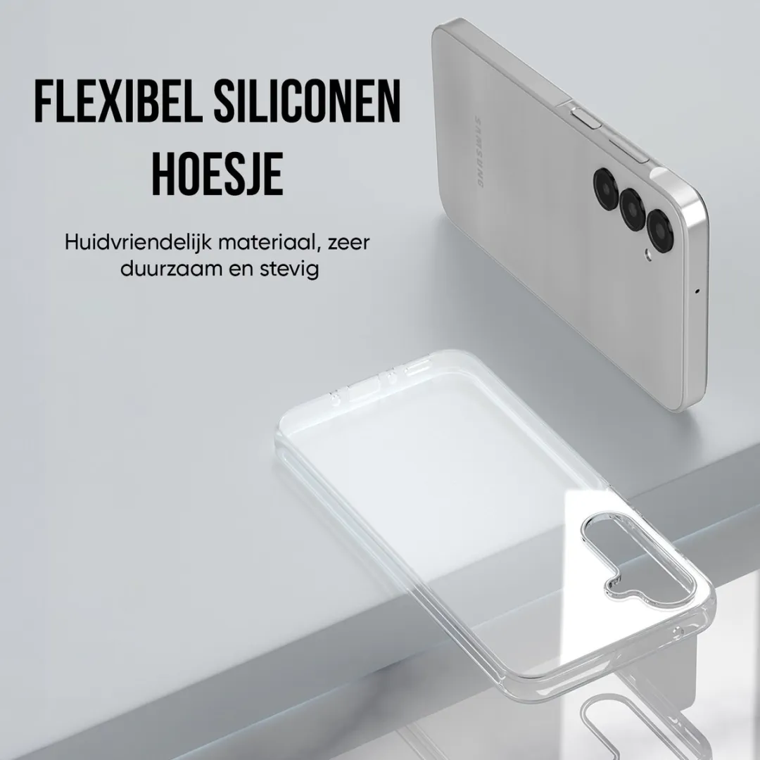 NUVEX Hoesje Samsung Galaxy A35 5G - Transparant