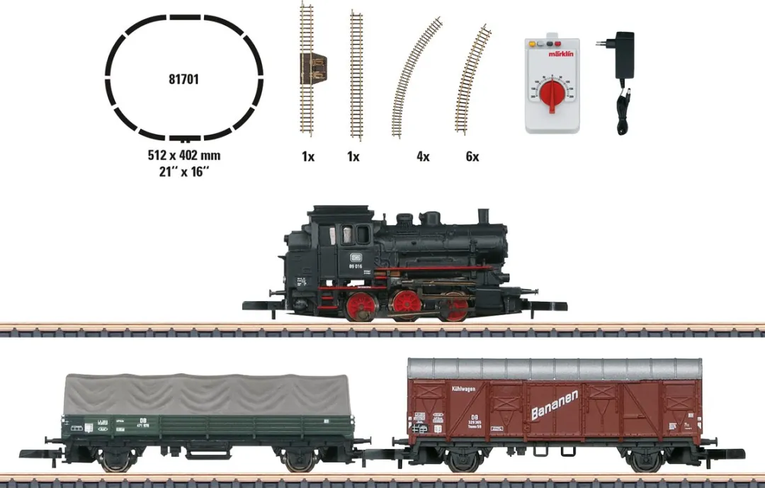 Märklin Startset Goederentrein Serie 89 Schaal Z