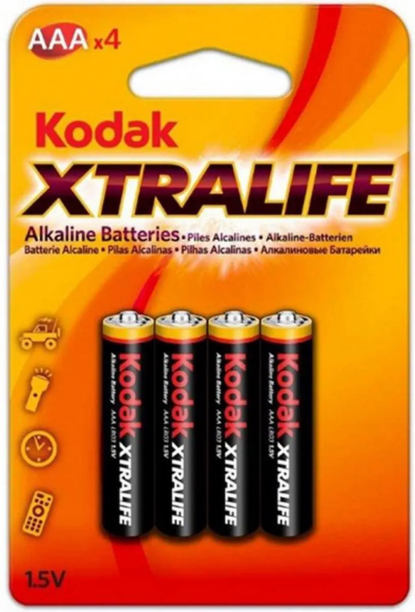 Kodak Alkaline AAA Batterijen - 1050mAh - afbeelding 4 van 6