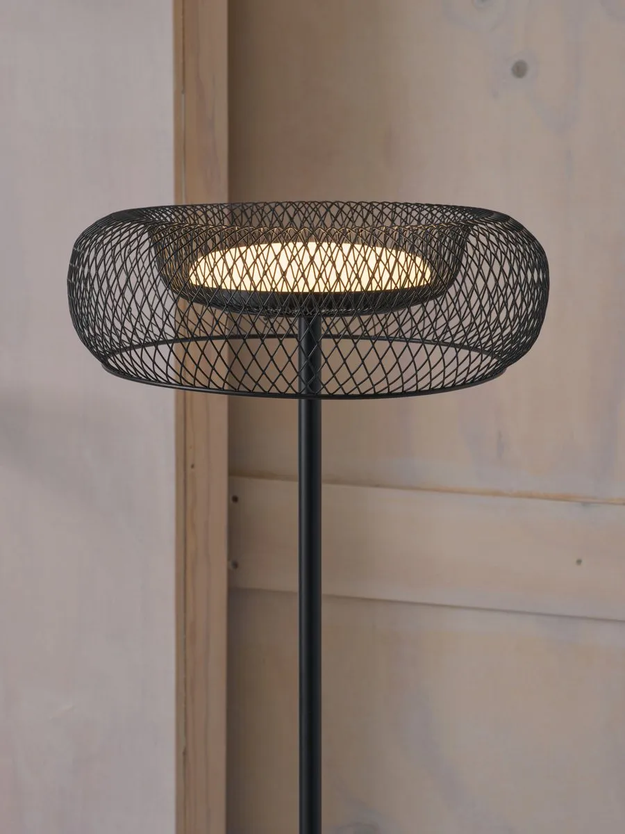 Osram Decor Mesh Vloerlamp 18.5W - 1200lm - 3000K - Zwart - afbeelding 6 van 6