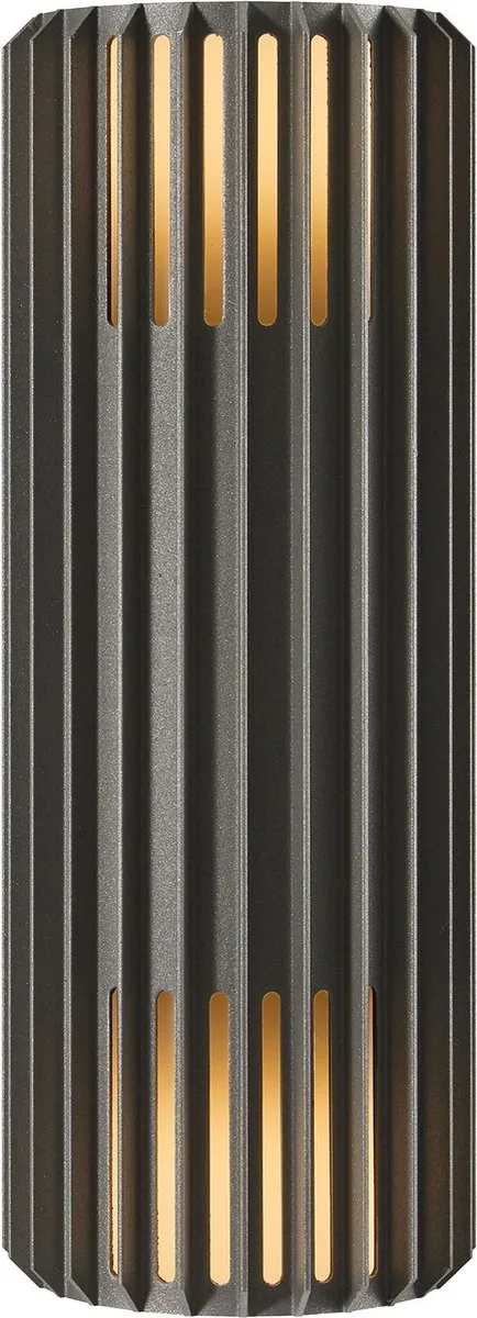 Nordlux Aludra Wandlamp Seaside Up & Down 2xE27 - Antraciet - afbeelding 6 van 6