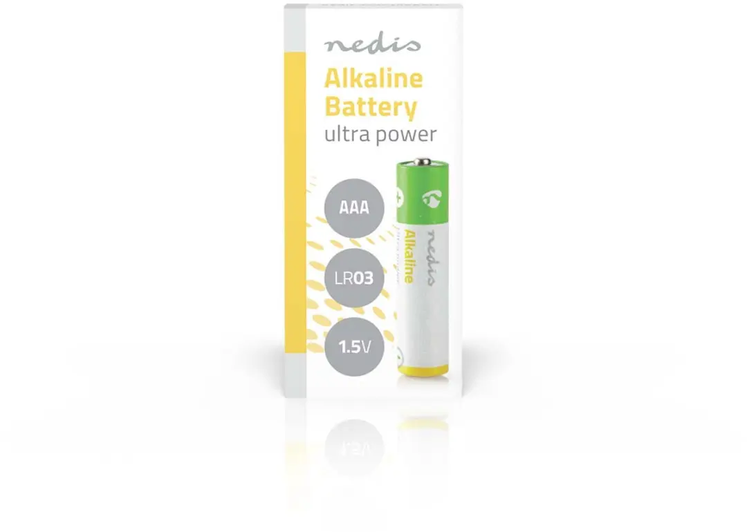 Nedis Alkaline Batterij AAA 1.5V 2-Pak - afbeelding 2 van 6