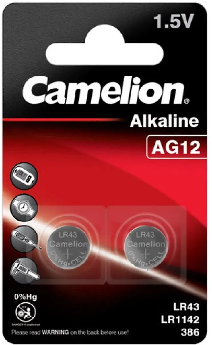Camelion LR43 Alkaline Knoopcelbatterij 1.5V