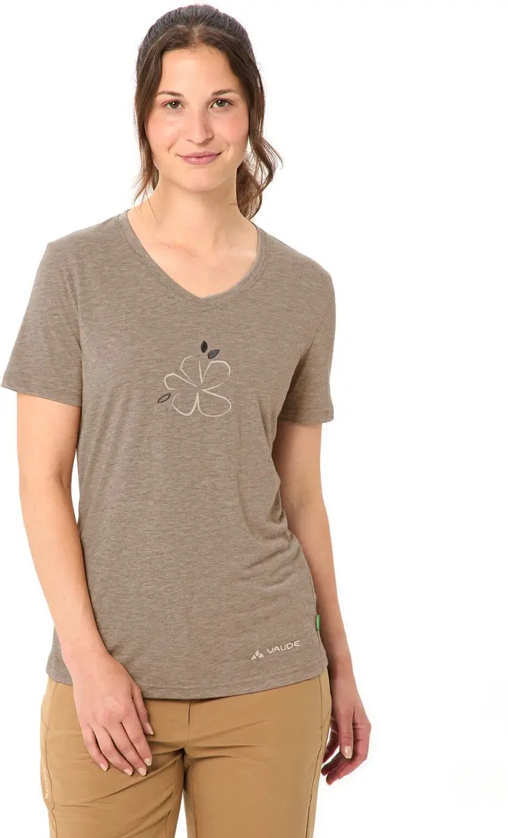 Vaude Skomer Print Iii T-shirt Met Korte Mouwen Bruin 36 Vrouw - afbeelding 6 van 6
