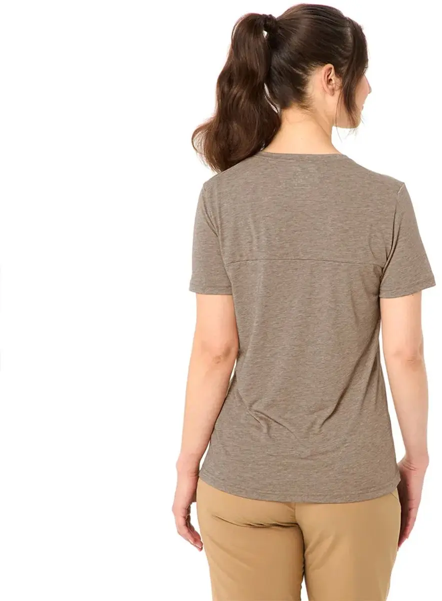 Vaude Skomer Print Iii T-shirt Met Korte Mouwen Bruin 36 Vrouw - afbeelding 5 van 6