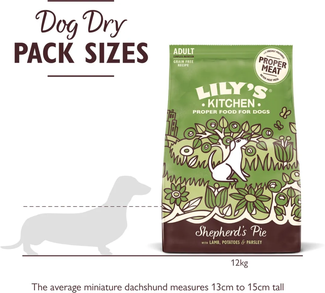 Lily's Kitchen Boerenschotel Lam Droogvoer 12kg