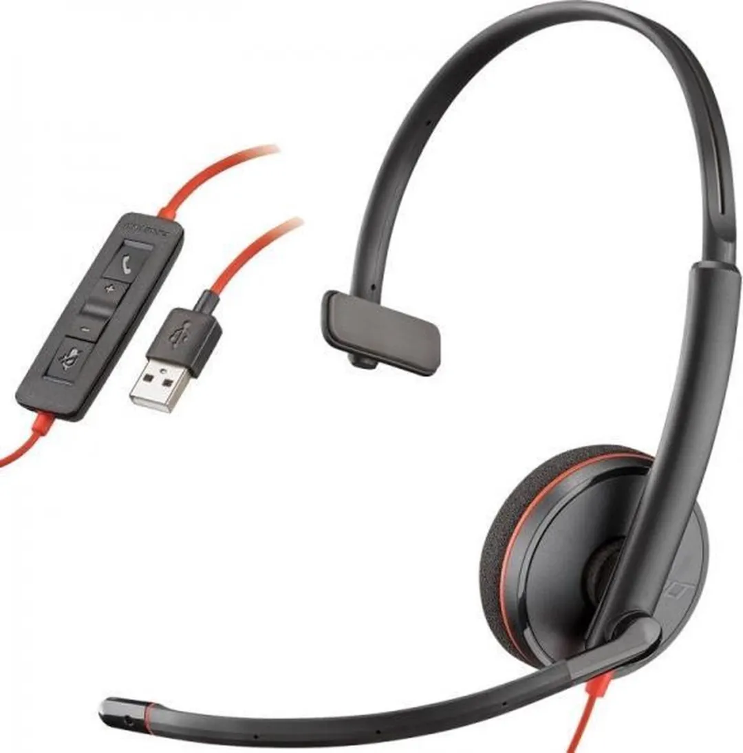 Poly Blackwire C3210 Headset - Zwart