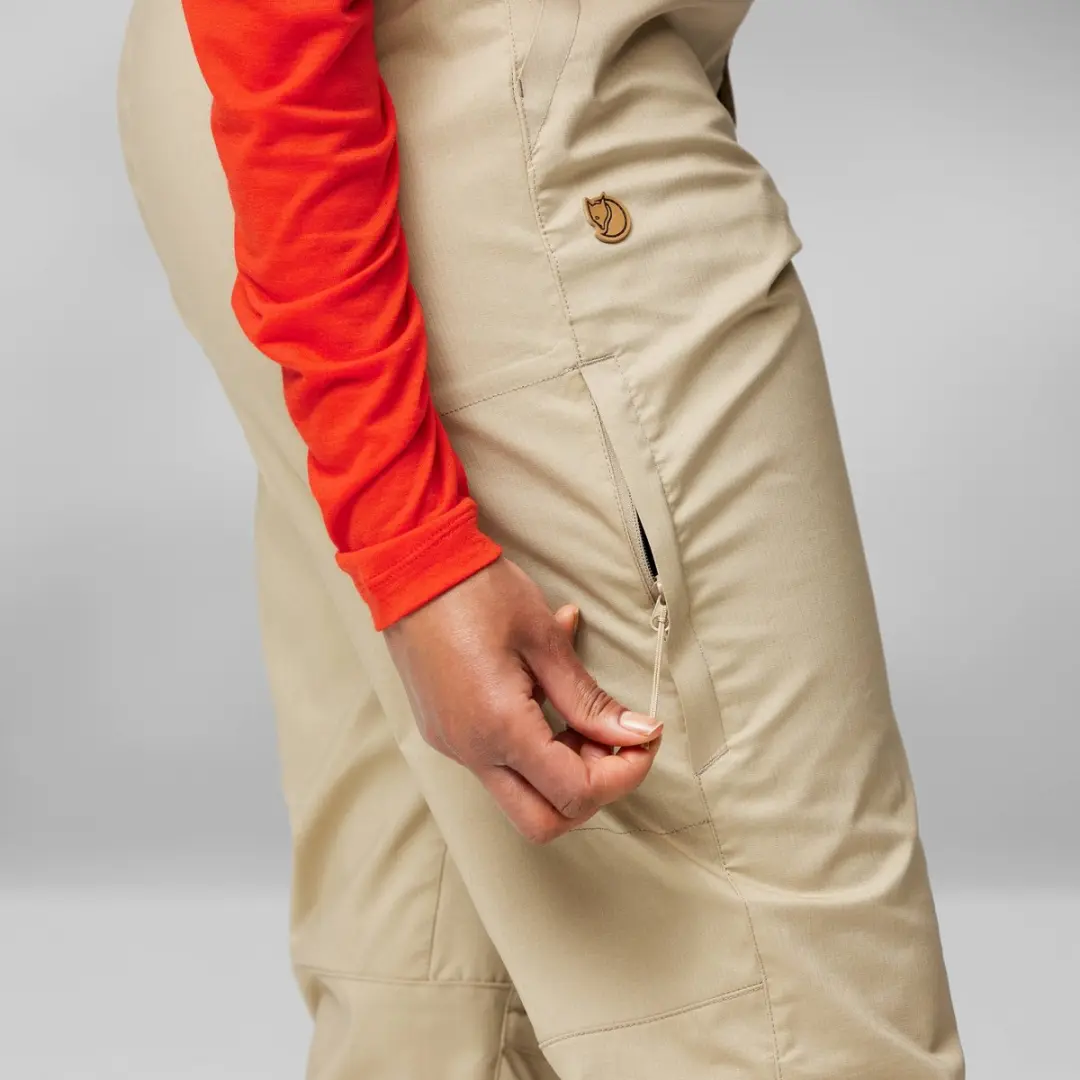 Fjällräven Abisko Hike Wandelbroek Dames - Beige - Maat 42 - afbeelding 4 van 4