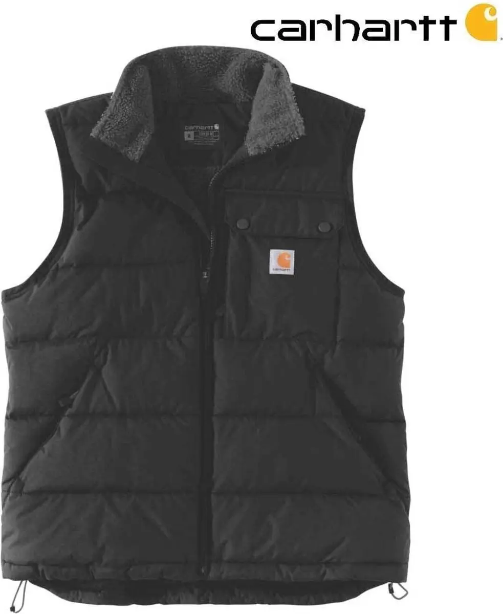 Carhartt Montana Gevoerde Bodywarmer Zwart