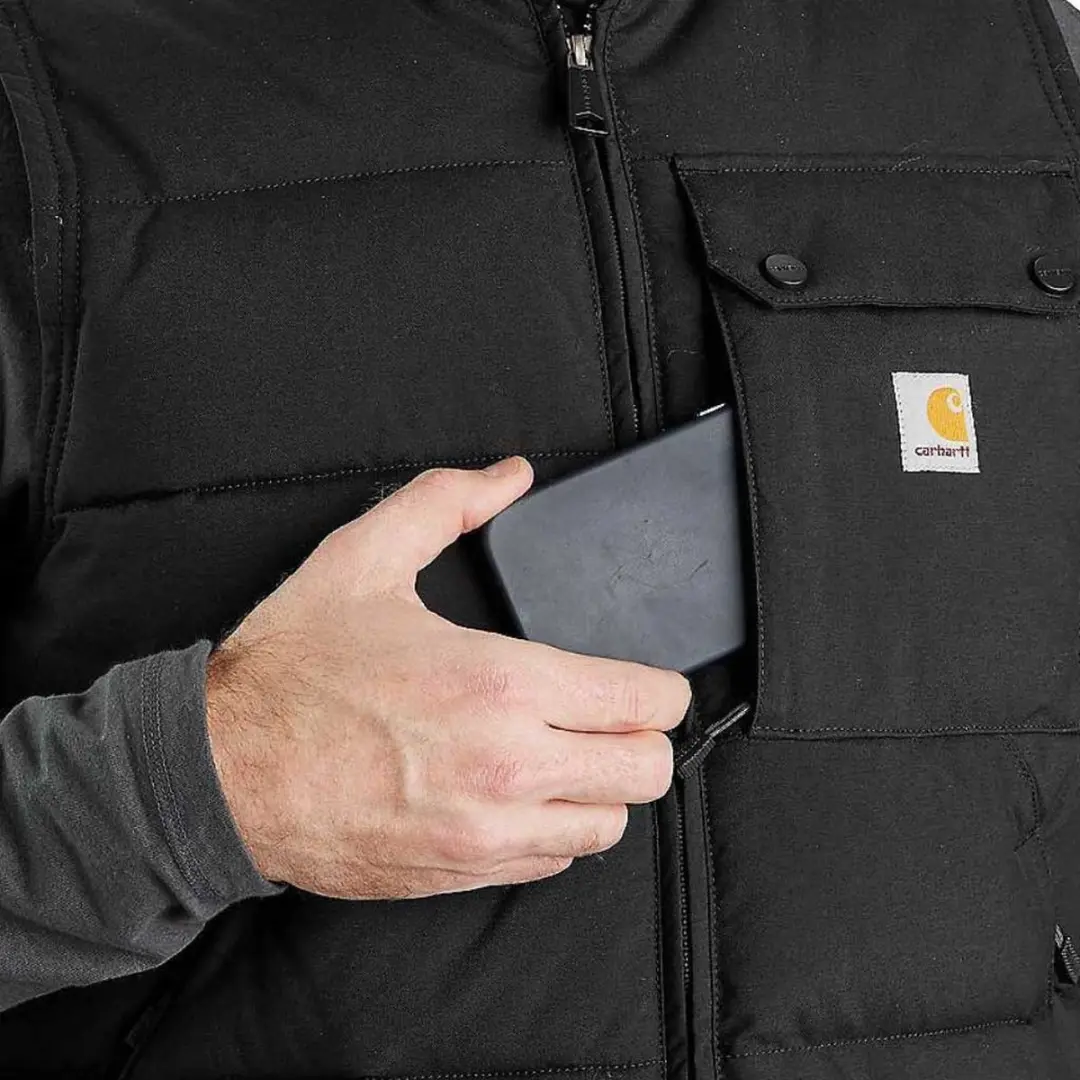 Carhartt Montana Gevoerde Bodywarmer Zwart - afbeelding 3 van 6