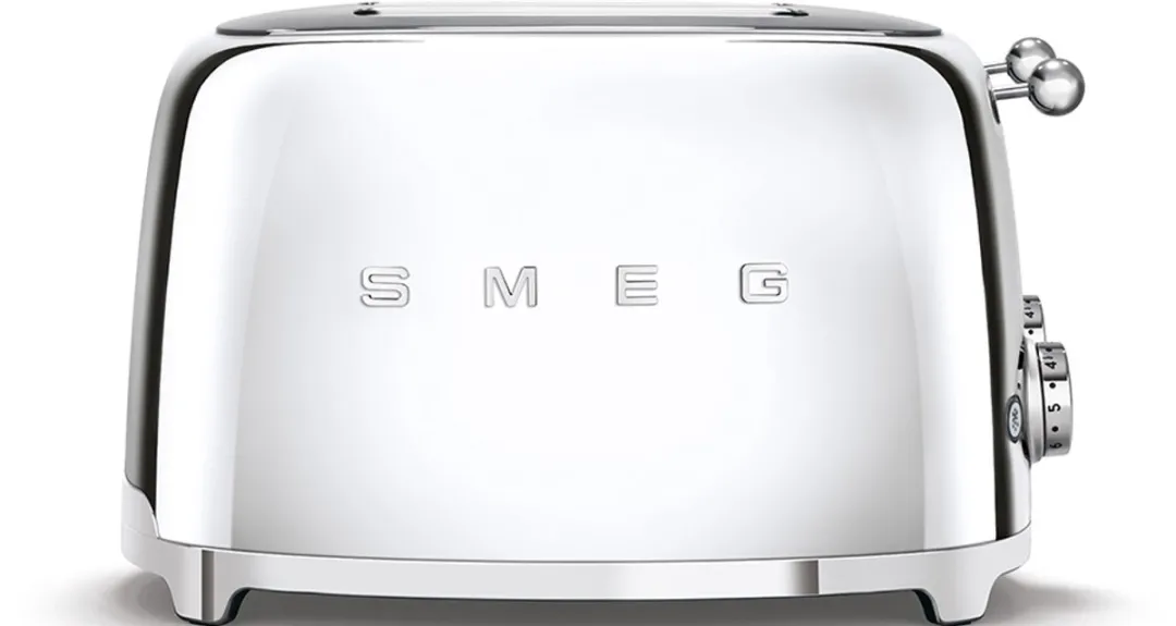 Smeg TSF03SSEU Broodrooster 4x4 - 2000W - 6 Niveaus - Staal