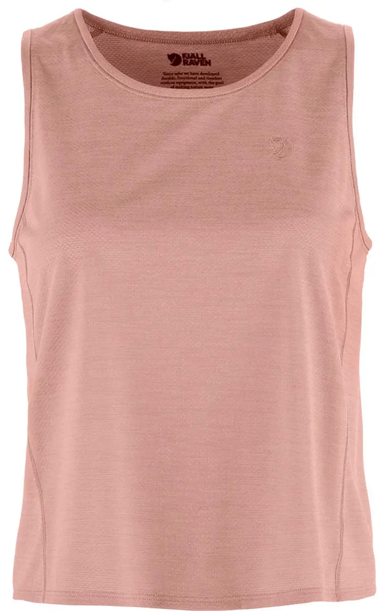 Fjällräven Abisko Lite Mouwloos T-shirt Roze L Vrouw