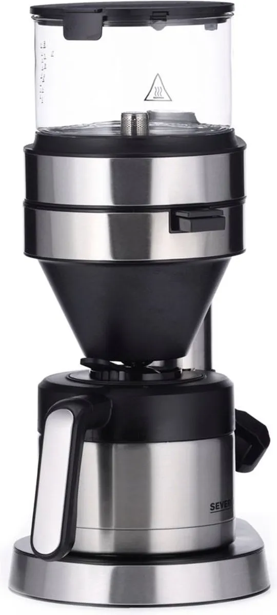 Severin Caprice KA 5763 Halfautomatisch Filterkoffiezetapparaat 1L - 8 Kopjes - Zwart/RVS/Transparant