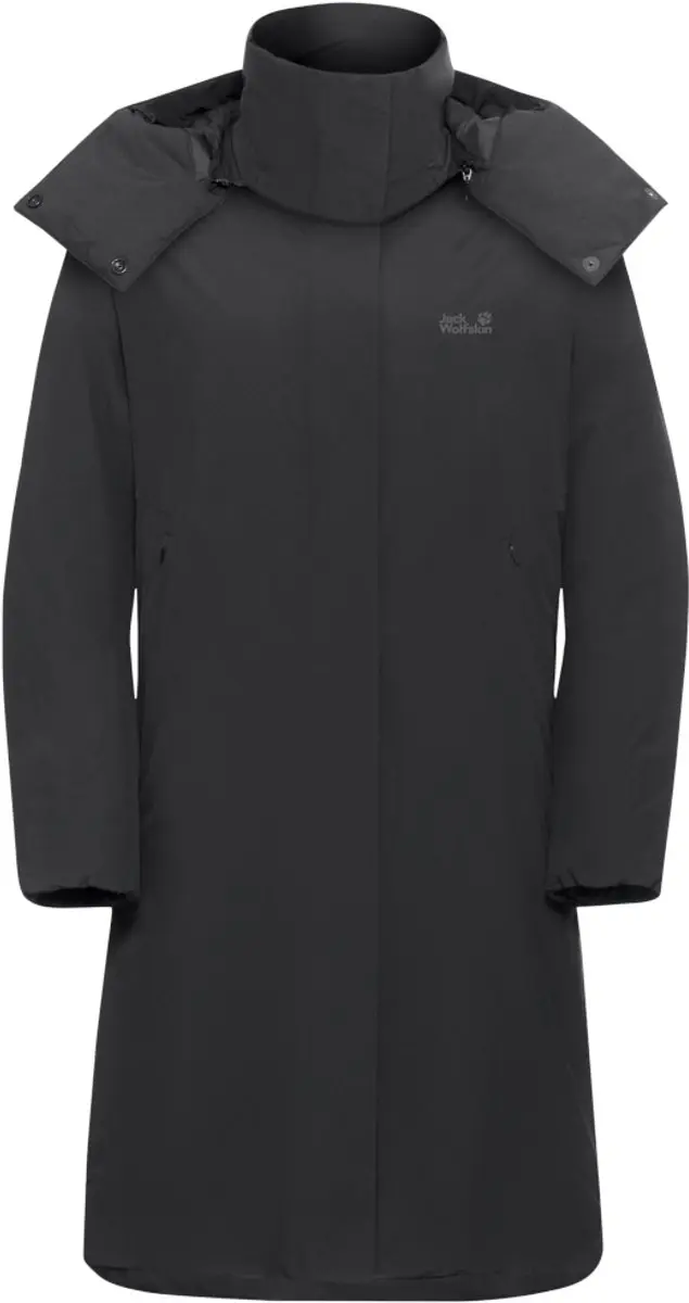 Jack Wolfskin FROST HAVEN COAT W Dames Outdoorjas - black